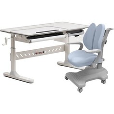 FunDesk Комплект парта Fiore grey + кресло Estate grey