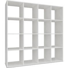 Стеллаж Mebel Ars Калакс 4х4 (белый)