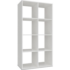 Стеллаж Mebel Ars Калакс 2х4 (белый)