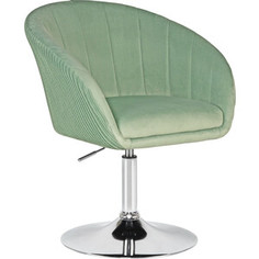 Кресло дизайнерское Dobrin EDISON LM-8600 мятный велюр (1922-8)