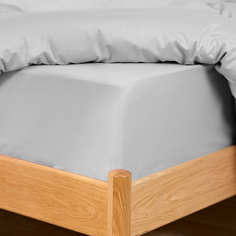 Простыня на резинке Strom Grey Cozy Home
