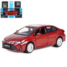 Машинка Автопанорама Toyota Corolla Hybrid Красный JB1251492