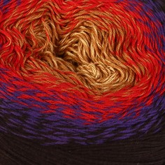 Пряжа YarnArt Flowers, 55% хлопок, 45% полиакрил, 1000 м/250 гр, (265 разноцветный)
