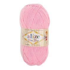 Пряжа ALIZE Baby Best, 240 мх100 г, 191 розовая