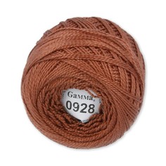 Пряжа Gamma Ирис 100% хлопок, 10х10 г, 82 м+-3 м, №0928, коричневый