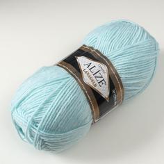 Пряжа ALIZE Lanagold, 51% акрил, 49% шерсть, 240 мх100 г, 522 айсберг
