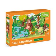 Пазл El`BascoKids В лесу 60 элементов 32х23 см, ET01-019