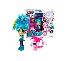 Игровой набор Curli Girls Кукла Путешественница Адели с пуделем Фиджи, 82096