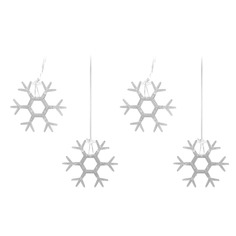 Гирлянда Uniel занавес Снежинки-1 220V синий IP20 Snowflakes-1 UL-00001406