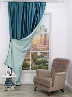 Штора классическая Amore Mio LEGER-12 200x270 см тиффани