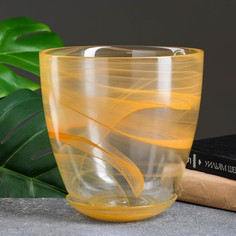 Цветочный горшок NiNaGlass с поддоном №5 алеб Р00002135 3 л бежевый 1 шт.