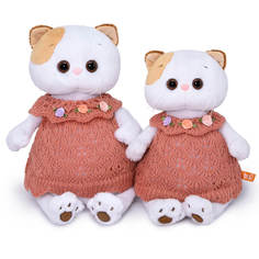Мягкая игрушка BUDI BASA Кошка Ли-Ли в вязаном платье LK24-076