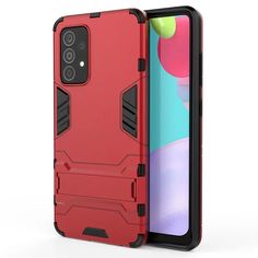 Противоударный чехол Transformer-2 с функцией подставки для Samsung Galaxy A52 Black Panther