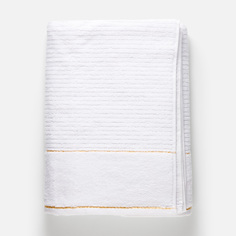 Полотенце Aisha Oxford махровое, белое, 70x140