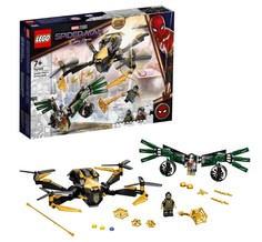 Конструктор LEGO Marvel 76195 Дуэль дронов Человека-Паука, 198 деталей