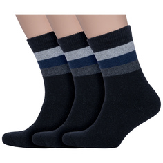 Комплект носков мужских Hobby Line 3-6362 черных one size