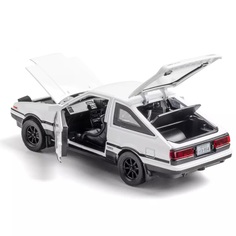 Металлическая машинка Toyota Sprinter Trueno AE86 с подвижными фарами XHD