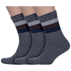 Комплект носков мужских Hobby Line 3-6362 серых one size
