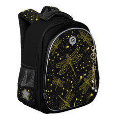 Рюкзак школьный Grizzly RAz-386-6 /2 черный