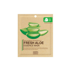 Маска для лица тканевая алое FRESH ALOE ESSENCE MASK 25гр Mijin