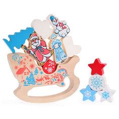 Балансир Томик Сани 12 деталей, дерево 2021-2