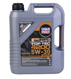 Cинтетическое моторное масло Liqui Moly Top Tec New Generation 4200 5W-30 5 л (8973)
