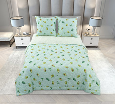 Постельное белье с одеялом Авокадо, перкаль, 2-спальное с евро простыней, наволочки 70х70 Текс Дизайн