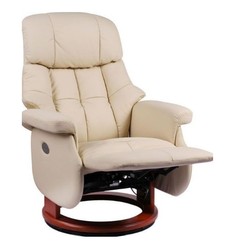 Кресло Reclainer LUX ELECTRO S16099RWB-061-029 обивка кожа цвет кремовый (светл) Falto Profi