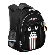 Рюкзак школьный Grizzly RAz-386-2 /2 черный