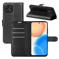 Чехол-книжка PRESTIGE с функцией подставки для Honor X8 черный Huawei
