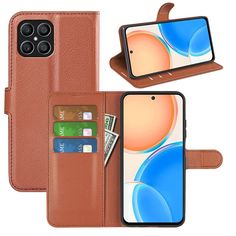 Чехол-книжка PRESTIGE с функцией подставки для Honor X8 коричневый Huawei