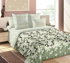 Постельное белье Ромашки 1, поплин, 2-спальное, наволочки 70х70 Текс Дизайн