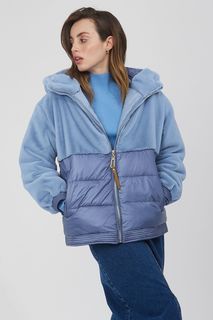 Куртка женская Silvian Heach PGA22161PL голубая 44 IT