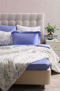 60292095 пододеяльник 21maison (белый/сиреневый) (150x210) No Brand