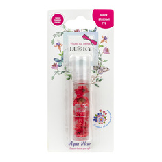 Масло-блеск для губ Lukky Aqua Fleur с красными цветами, 7,5 мл