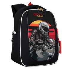 Рюкзак школьный Grizzly RAf-393-5 /1 черный