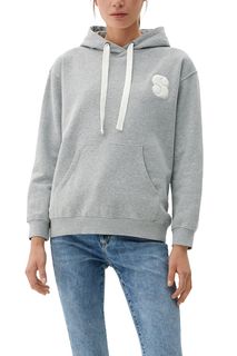 Худи женское s.Oliver 102.11.208.14.140.2121283 серое 40 EU