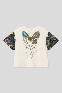 Футболка детская Choupette 18.104 бежевый, 146