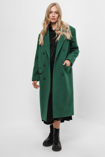 Пальто женское Belucci BL22086192-004 зеленое 44 RU