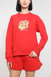 Свитшот женский Belucci BL230311260 красный 42 RU