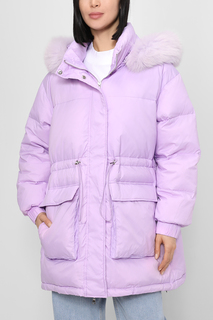 Пуховик женский Belucci BL22099116 фиолетовый 46 RU