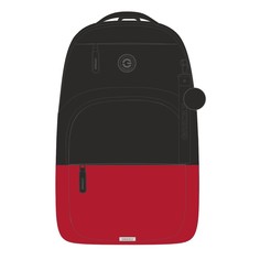Рюкзак Grizzly RD-341-2 /2 черный-красный