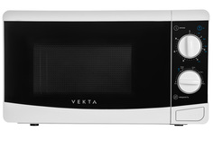Микроволновая печь соло VEKTA MS820FHW белый, черный