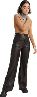 Брюки женские Levis Women 70S Flare Faux Leather Pants черные 31/32 Levis®