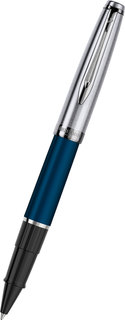 Ручка-роллер Waterman Embleme BLUE CT цвет чернил: черный 2100402