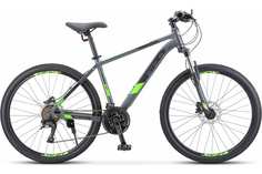 Велосипед STELS Navigator 640 D 26 2021 19" антрацитовый/зеленый