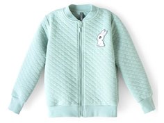 Жакет-бомбер для девочки Crockid голубой р 98