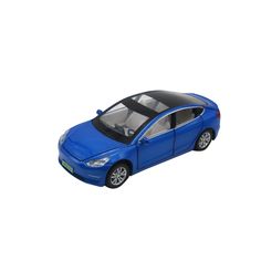 Коллекционная машинка металлическая OUBAOLOON Tesla Model 3 инерционная 68079