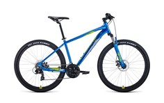 Велосипед Forward Apache 27.5 2.2 D 2022 19" синий/зеленый