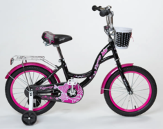 Велосипед 20" ZIGZAG GIRL черный/малиновый ZG-2035
